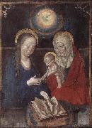 unknow artist Virgin and Child with St Anne painting